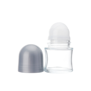 Envases vacíos cosméticos de 50Ml, botellas enrollables de forma única, botellas de vidrio enrollables para aceites esenciales, botella de Perfume de lujo Roll on
